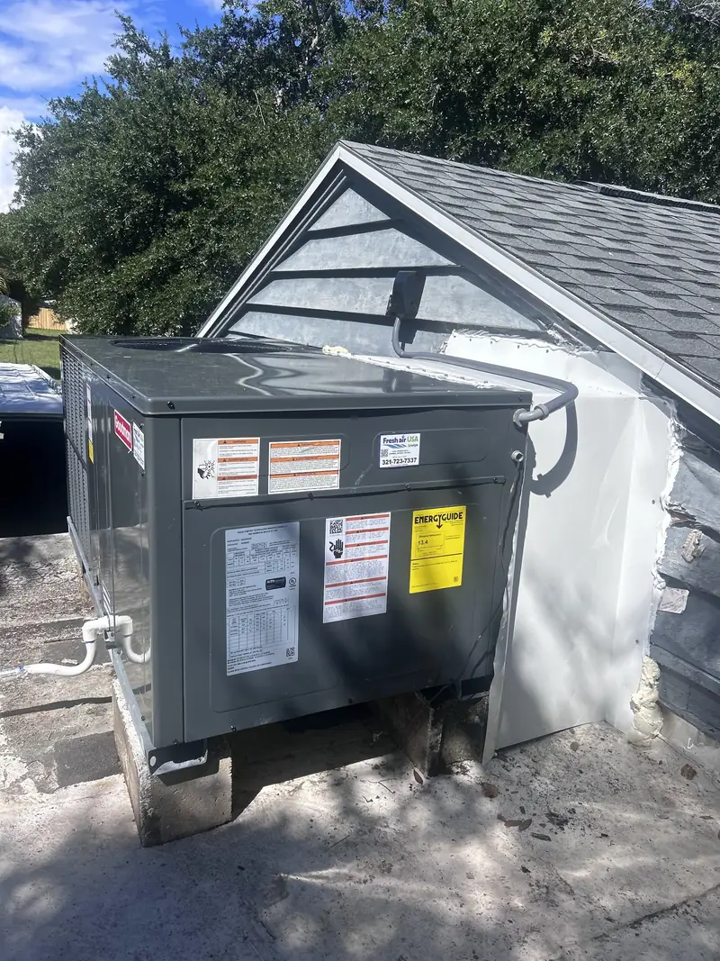 Rooftop packaged HVAC unit